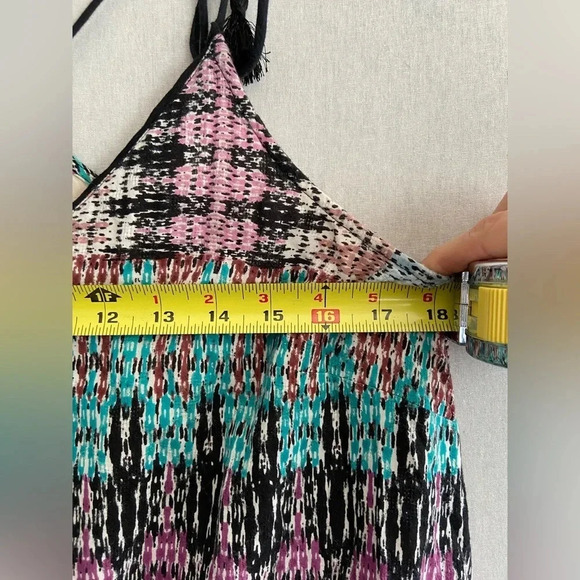 Akemi + Kin Anthropologie Riviera Tasseled Midi Cotton Dress Sz S - Picture 13 of 13